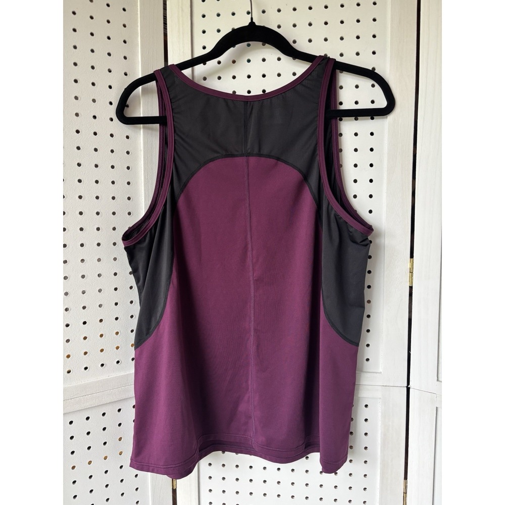Skirt Sports Women's XL Athletic Workout Tank Top Shirt Purple Black - Picture 4 of 4